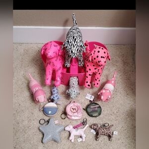 Vs Pink Dogs Mini Plush Set Lot